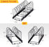 Pot Lid Rack Holder Organizer, Mlesi Expandable Pot and Pan Organizers Rack, Kitchen Cabinet Pantry Organizer Rack (black)