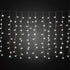 kemooie Outdoor Christmas Lights, 400 LEDs 26.2FTx3.3FT Hanging Curtain Lights, Connectable 8 Lighting Modes for Christmas Decorations Bedroom Party Garden Decorations(White)