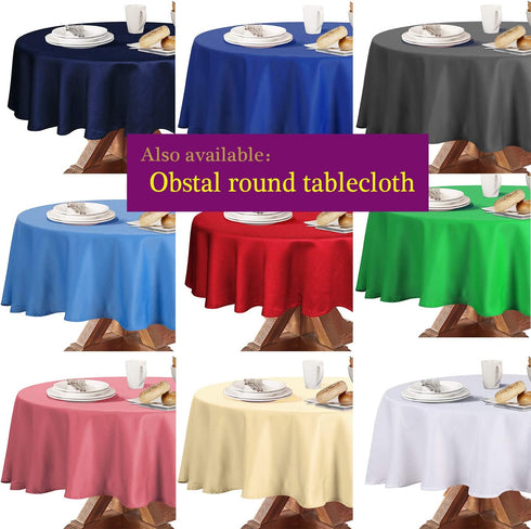 Obstal 210GSM Rectangle Table Cloth, Water Resistance Microfiber Tablecloth, Decorative Fabric Table Cover for Outdoor and Indoor Use (Champagne, 60 x 120 Inch)