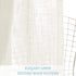 RYB HOME Curtains for Living Room - Linen Texture Sheer Curtains Half Translucent Privacy Curtains for Patio Sliding Glass Door Bedroom Dining, Natural, 52 x 95 inches, 2 Panels