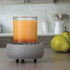 Candle Warmers Etc 2-In-1 Candle and Fragrance Warmer For Warming Scented Candles or Wax Melts and Tarts With To Freshen Room, Slate