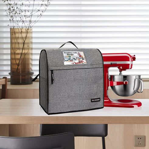 IMAGINING Stand Mixer Dust Cover Compatible with KitchenAid Bowl Lift 4.5-5 Quart?Cover with Pockets for Accessories?Patent Pending Design?