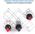 Buruis Countertop Wine Rack - 10 Bottle Wine Holder for Red White Wine Storage - Freestanding Metal Wine Rack - Small Tabletop Wine Rack - Modern Wine Bottle Holder - Silver