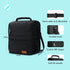 Insulated Lunch Box for Work, 22L/744 oz Reusable Waterproof Cooler Tote Bag for Meal with 3 Compartments, Lunch Bag for Man,Woman,XLarge Lunch Bag for Travel Beach Picnic Camping BBQ Party, Black