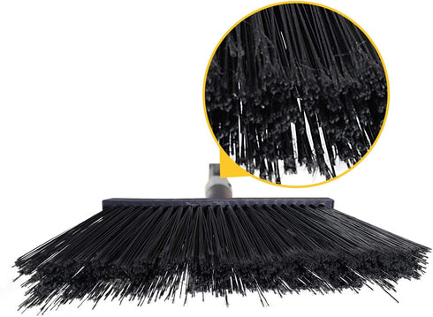Yocada Heavy-Duty Broom Outdoor Commercial Perfect for Courtyard Garage Lobby Mall Market Floor Home Kitchen Room Office Pet Hair Rubbish 54Inch