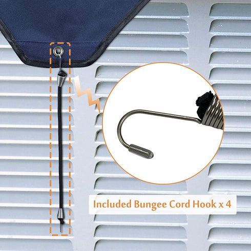 Foozet Air Conditioner Cover for Outside Units, AC Cover for Central Units, Heavy Duty Winter Top, 32 x 32