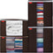 Large Capacity Storage Bag, 4 Pack Underbed Storage Bags with Reinforced Handle for Clothes, Comforters, Blankets, Bedding Brown