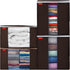 Large Capacity Storage Bag, 4 Pack Underbed Storage Bags with Reinforced Handle for Clothes, Comforters, Blankets, Bedding Brown