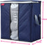 Large Capacity Storage Bag, 4 Pack Underbed Storage Bags with Reinforced Handle for Clothes, Comforters, Blankets, Bedding Brown