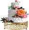 Gold Cake Stand for Dessert Table,10" Cake Stands Cookies Cupcake Dessert Stands for Weedings Birthday Baby Showers Anniversary Parties