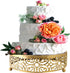 Gold Cake Stand for Dessert Table,10" Cake Stands Cookies Cupcake Dessert Stands for Weedings Birthday Baby Showers Anniversary Parties