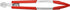 Rachael Ray Lil' Huggers Dishwasher Safe Lazy Locking Cooking Tongs / Salad Serving Tools / Multi Purpose - 2 Piece, Red