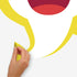 RoomMates RMK4312GM Baby Shark Giant Peel and Stick Wall Decals