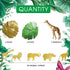 38 PCS Gold Safari Animals Figurines Toys Jungle Animals Cake Decoration Jungle Party, Wild Plastic Animals for Jungle Safari Wild Animals Birthday Baby Shower Party Decoration Centerpiece Supplies