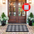 All Prime Buffalo Plaid Rug (Black & White, 24x37)
