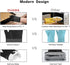 OVAWA Silicone Oven Mitts, Extra Long Kitchen Oven Gloves, Professional Heat Resistant Baking Gloves, 1 Pair, Black