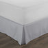Linen Market Pleated Bed Skirt, Queen, Light Gray