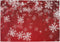One Bear Christmas Placemats Winter Snowflake Red Placemat Table Mats Non Slip Heat Resistant Placemats for Dining Table Kitchen Holiday Party Set of 6