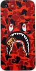 Hoolcase iPhone 7/iPhone 8/iPhone SE Soft Case for Shark Face/Shark Teeth Fans Girls Kids Boys, Cartoon Cute Fun Funny Shockproof TPU Protective Non-Slip 4.7 Inch Case for iPhone 7/8/SE 2020 (H-YU)