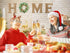 SY Super Bang Prelit Christmas Home Sign Decorations, Rustic Wall Sign Letter with Artificial Christmas Wreath, for Farmhouse Porch Home Office Holiday Decor - Indoor, Wooden.