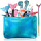 TOKIA Mermaid Makeup Kit for Girls, Big Pieces Kids Makeup Kit for Age 8-12, Safe & Washable Mermaid Makeup Toys, Great Birthday Idea for Little Girls 3 4 5 6 7 8 9 10 Years Old