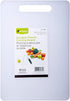 Luciano Housewares Everyday Essential Durable Plastic Classic Kitchen Cutting Board, 12 x 8.3 inches, White