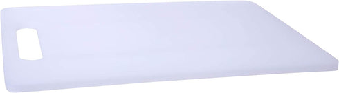 Luciano Housewares Everyday Essential Durable Plastic Classic Kitchen Cutting Board, 12 x 8.3 inches, White