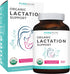 USDA Organic Lactation Supplement - Increase Milk Supply with Herbal Breastfeeding Support - Aid for Mothers - Organic: Fenugreek Seed, Fennel & Milk Thistle - 60 Vegan Capsules (No Pills or Cookies)