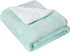 Amazon Basics Kids Ultra-Soft Micromink Sherpa Blanket - Twin, Mountain Mint Green