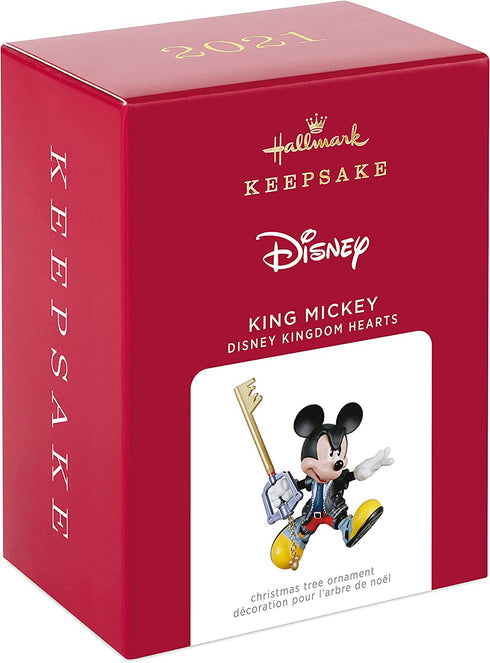 Hallmark Keepsake Christmas Ornament 2021, Disney Kingdom Hearts King Mickey