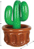 Inflatable Cactus Cooler and Drink Holder - Novelty Party Supplies, Holds Up to 24 -12 Ounce Cans, 1 Count