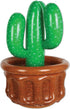 Inflatable Cactus Cooler and Drink Holder - Novelty Party Supplies, Holds Up to 24 -12 Ounce Cans, 1 Count