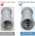 LhhTing Replacement Filter Kit Compatible with Tineco A10 Hero/Master, A11 Hero/Master Vacuum, 2 Pack Pre Filters with 2 Pack Vacuum Filter