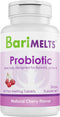BariMelts Probiotic, Dissolvable Bariatric Vitamins, Natural Cherry Flavor, 60 Fast Melting Tablets