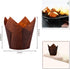 Tulip Cupcake Liners 300 Pack Medium Baking Cups Muffin Wrappers Perfect for Birthday Parties, Weddings, Baby Showers, Bakeries, Catering, Restaurants (Brown)