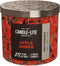 Candle-lite Premium Apple Amber Scent, 14 oz. 3-Wick Aromatherapy Candle with up to 45 Hours of Burn Time, Red