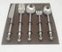 Stainless-Steel 5 Piece Premium Flatware Sets Including 2 Spoon 2 Fork and 1 Knife Easy Grip