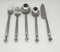 Stainless-Steel 5 Piece Premium Flatware Sets Including 2 Spoon 2 Fork and 1 Knife Easy Grip