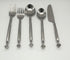 Stainless-Steel 5 Piece Premium Flatware Sets Including 2 Spoon 2 Fork and 1 Knife Easy Grip