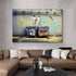 FINDEMO Banksy Street Graffiti Canvas Art Poster and Wall Art Picture Print Modern Family Bedroom Decor Posters 16x24inch(40x60cm)