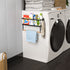 Magnetic Fridge Spice Rack Organizer Storage Holder Kitchen, Magnetic Paper Towel Holder Rack for Refrigerator Shelf Storage Hanger (Small, Black)
