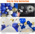 Oopat DIY Royal Blue Balloon Garland Kit for Royal Prince Baby Shower Wedding Graduation Boys First Birthday Party Centerpiece Backdrop Party Decoration