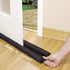 Holikme Twin Door Draft Stopper Weather Stripping Window Breeze Blocker Adjustable Door Sweeps 34inch ?Black