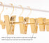 Cocomaya 13 Inch Heavy Duty Shiny Gold Metal Slack Hanger, Pants Hanger, Skirt Hanger with Adjustable Clips (Gold, 10)