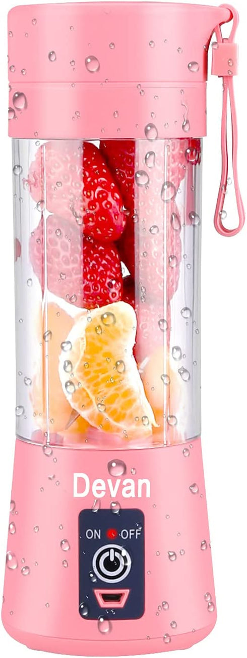 Portable Blender, Smoothies Personal Blender Mini Shakes Juicer Cup USB Rechargeable