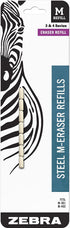 Zebra Pen Mechanical Pencil Eraser M-Refill, White, 7-Pack