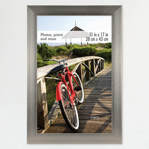 MCS Museum Poster Frame, Pewter, 11 x 17 in, Single