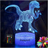 Dinosaur Night Lights for Kids Christmas Gift for Boys Birthday Dino Toy Raptor 3D Illusion Lamp Remote Control 16 Color Change