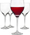 Godinger Wine Glasses Goblets, Stemmed Wine Glass Beverage Cups, European Made - 16oz, Set of 4