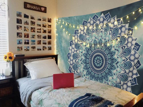 Sunm Boutique Tapestry Wall Hanging Indian Mandala Tapestry Bohemian Tapestry Hippie Tapestry Psychedelic Tapestry Wall Decor Dorm Decor